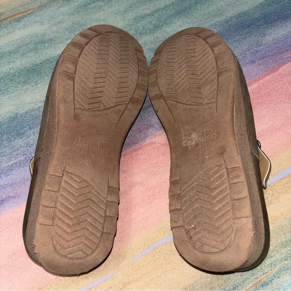 Dansko Caia Comfort Milled Nubuck Brown Mules Clogs Size 41 US 10.5 - 11 Comfort - Picture 8 of 10